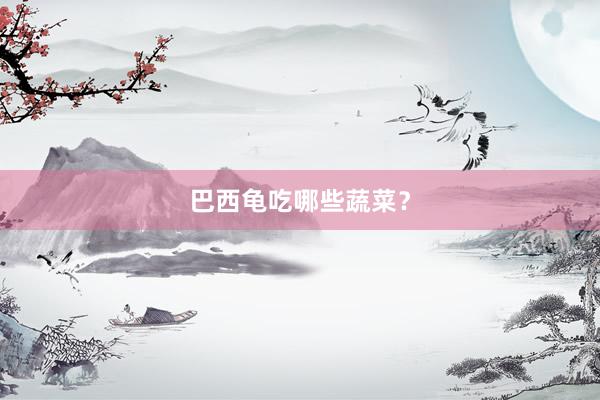 巴西龟吃哪些蔬菜？